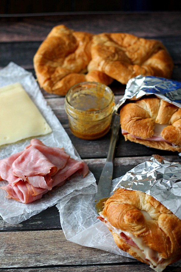 Hot Ham & Swiss Croissants