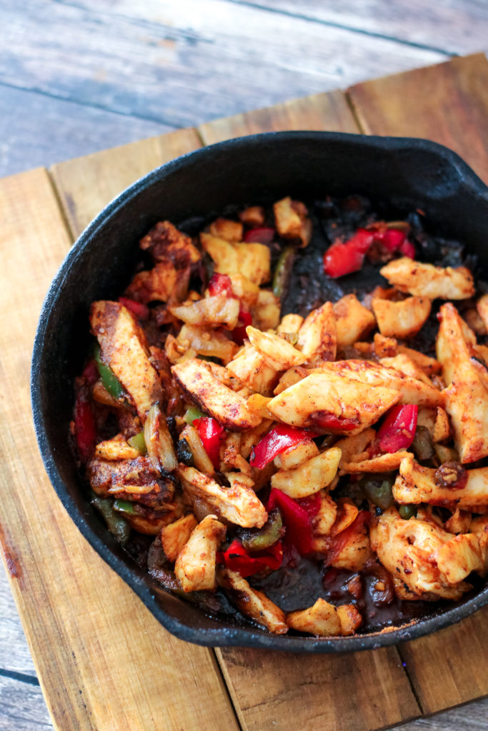 Chicken Fajita Quesadillas are a cheesy spin on a classic. Full of fajita veggies, tender chicken and lots of cheese these are perfect any night!