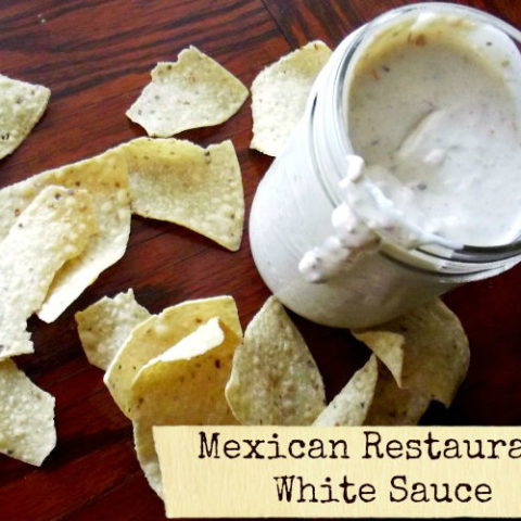 Mexican Restaurant White Sauce