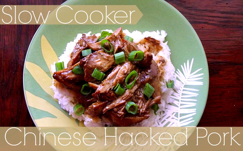 Slow Cooker Chinese Hacked Pork