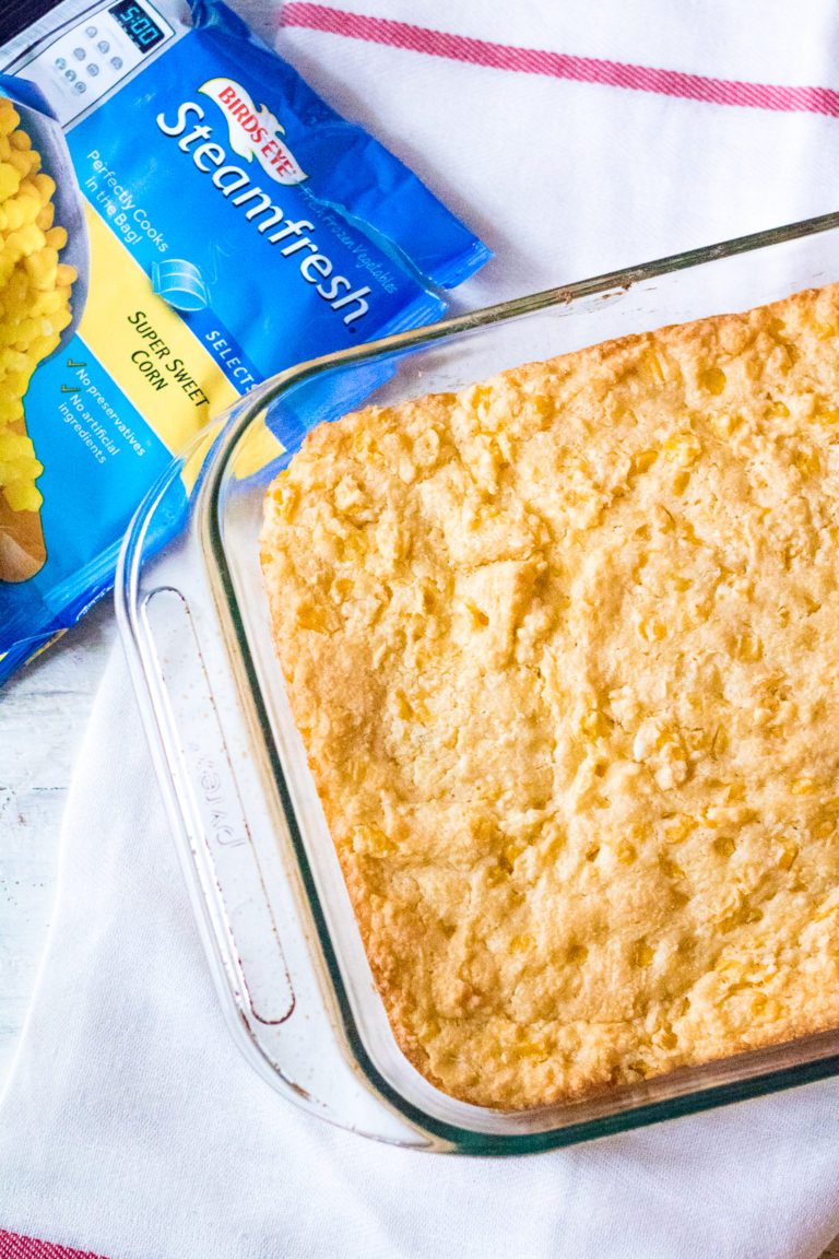 Classic Corn Casserole is the perfect dish for any holiday meal.  Super sweet corn and cream cheese makes this dish amazing!