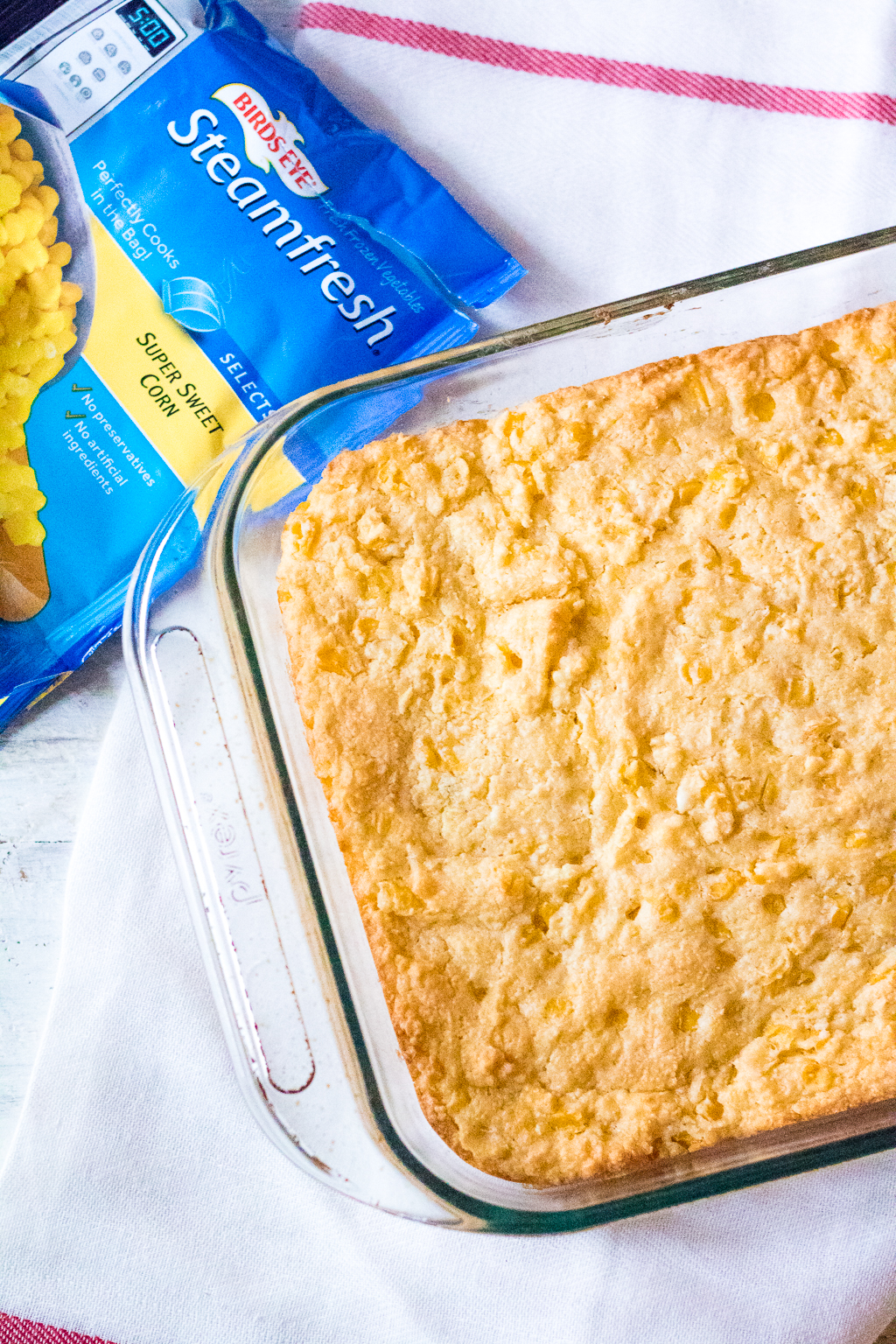 Classic Corn Casserole is the perfect dish for any holiday meal. Super sweet corn and cream cheese makes this dish amazing!