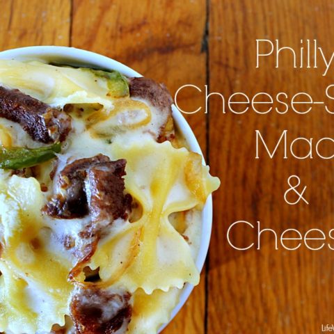 Philly Cheese-Steak Mac & Cheese