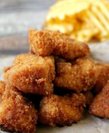 Copycat Chick-Fil-A Nuggets are so easy to make at home with 4 secret ingredients to make this recipe taste exactly like the ones you get at the drive-thru!