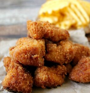 Copycat Chick-Fil-A Nuggets are so easy to make at home with 4 secret ingredients to make this recipe taste exactly like the ones you get at the drive-thru!