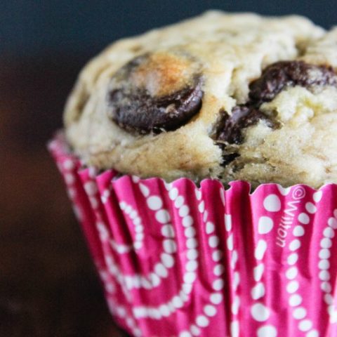Chocolate Chip Banana Muffins