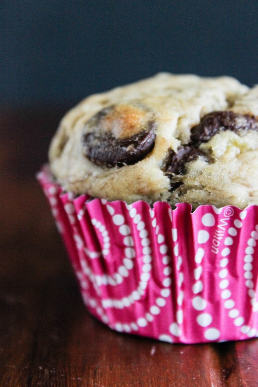 Chocolate Chip Banana Muffins