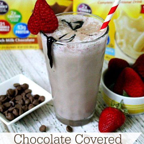 Chocolate Covered Strawberry Smoothie