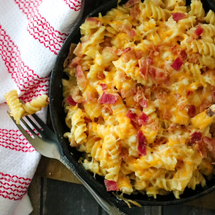 Chicken Bacon Ranch Pasta (One Pot)