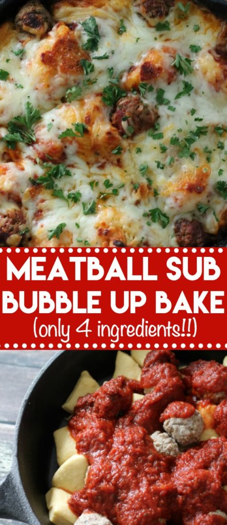 meatball sub promo graphic for pinterest