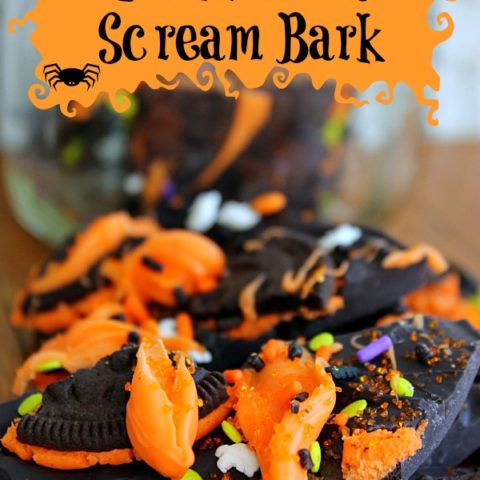 Halloween Cookies and Scream Bark