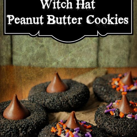 Witch Hat Peanut Butter Cookies