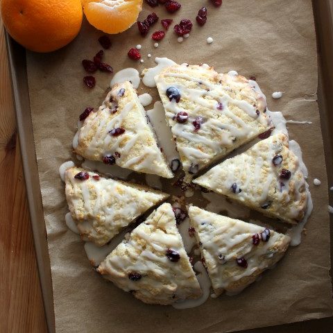 Cranberry Orange Scones