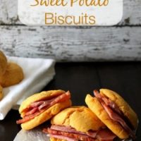 Ham & Sweet Potato Biscuits
