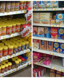 Skippy and Honey Maid at Walmart #CollectiveBias #PBandG