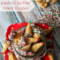 Elf Shoes (Peanut Butter Filled Bugles)