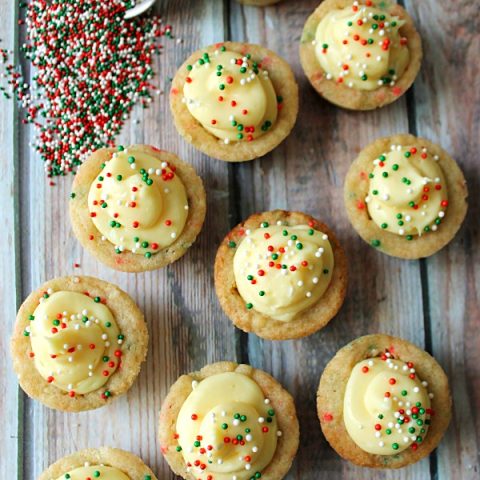 Holiday Cheesecake Cookie Bites