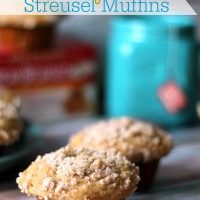 Honey Tea Streusel Muffins