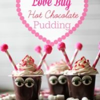 Love Bug Hot Chocolate Pudding Cups