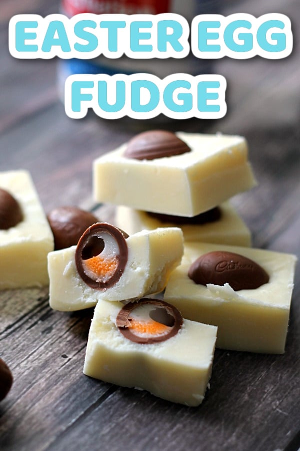Easter Egg Fudge with title