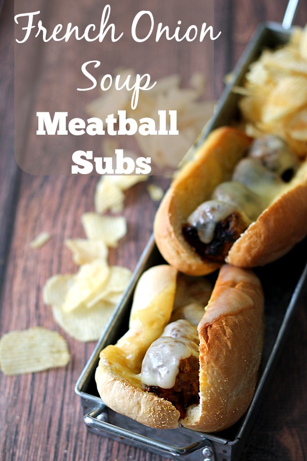 French Onion Soup Meatball Subs