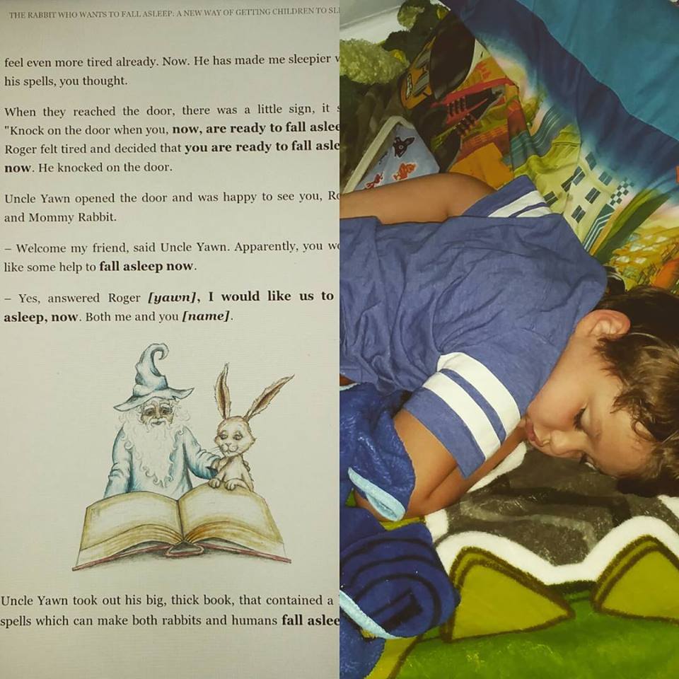 The Rabbit Who Wants To Fall Asleep is a lifesaver!!