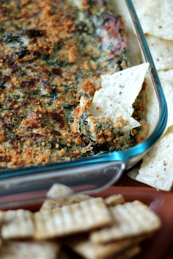Bacon Onion Spinach Dip