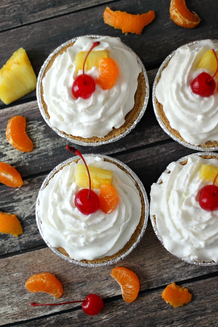 Mini Citrus Cream Pies