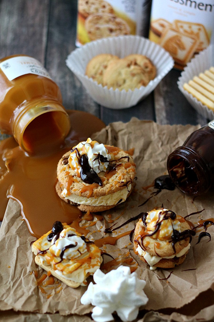 Sweet and Salty Ice Cream Sandwiches