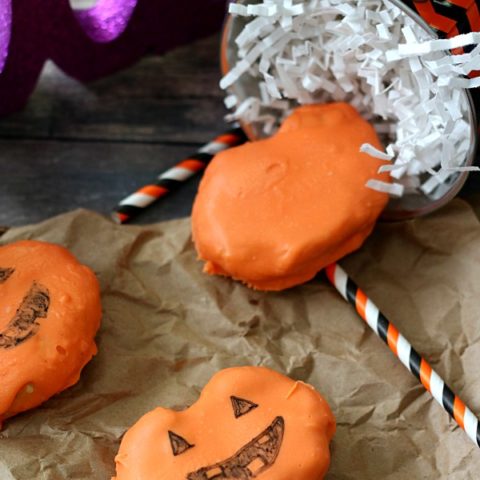 Candy Melt Pumpkin Bowls  Edible Jack-o-Lantern Candy Cups