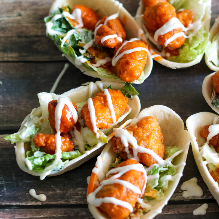 Buffalo Chicken Salad Boats