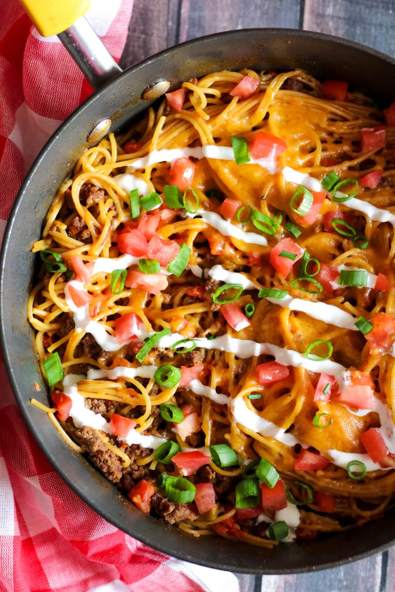 Taco Spaghetti Skillet