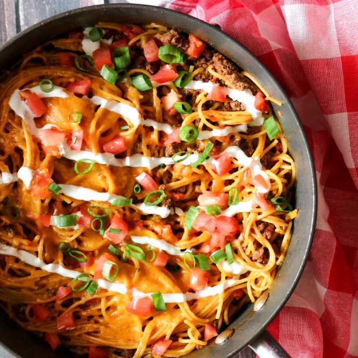 Taco Spaghetti Skillet