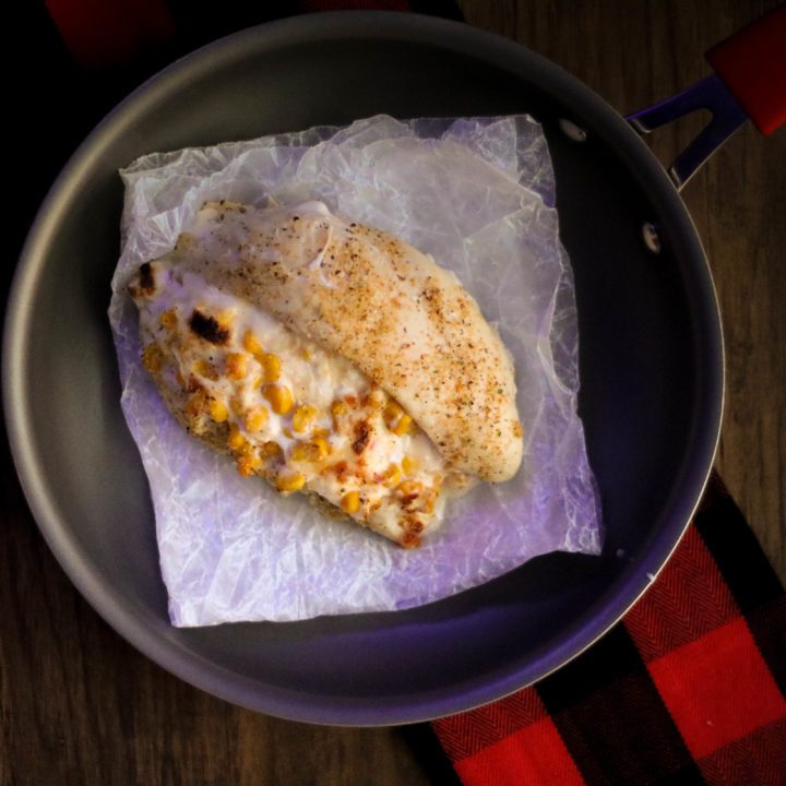 Spicy Cheesy Corn Stuffed Chicken
