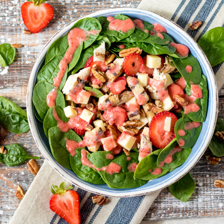 Strawberry Spinach Salad