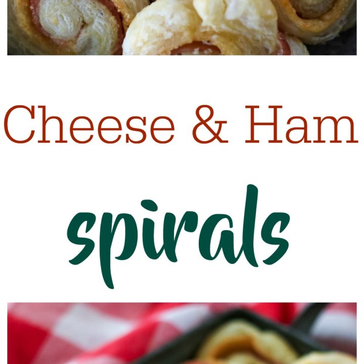 Cheese and Ham Spirals