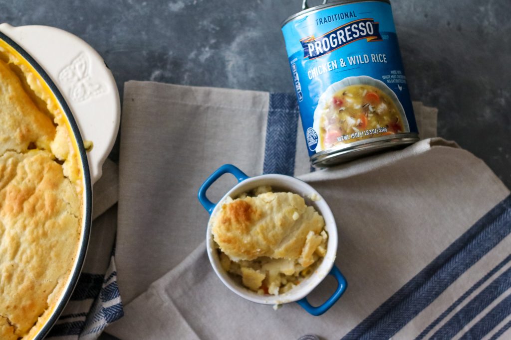 Chicken and Wild Rice Pot Pie Skillet (1 of 1)