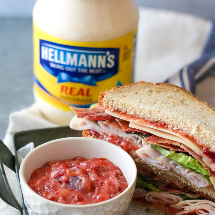 Cranberry Pepper Jelly Turkey Club