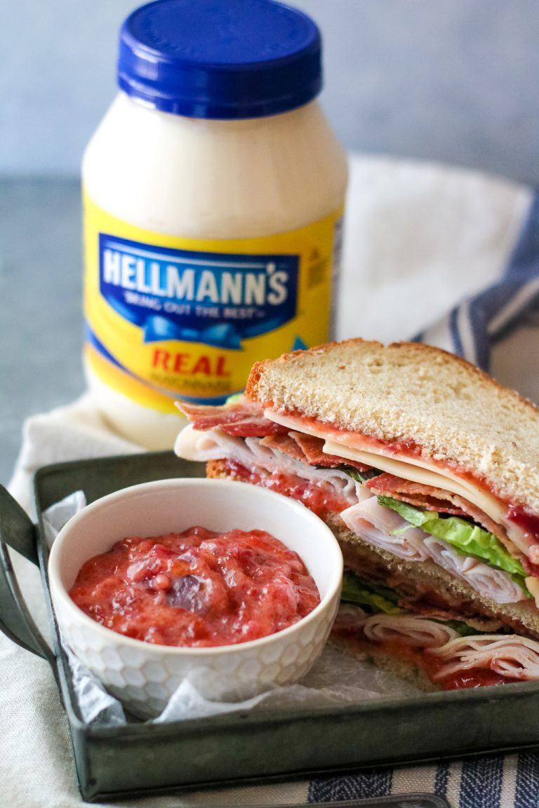 Cranberry Pepper Jelly Turkey Club