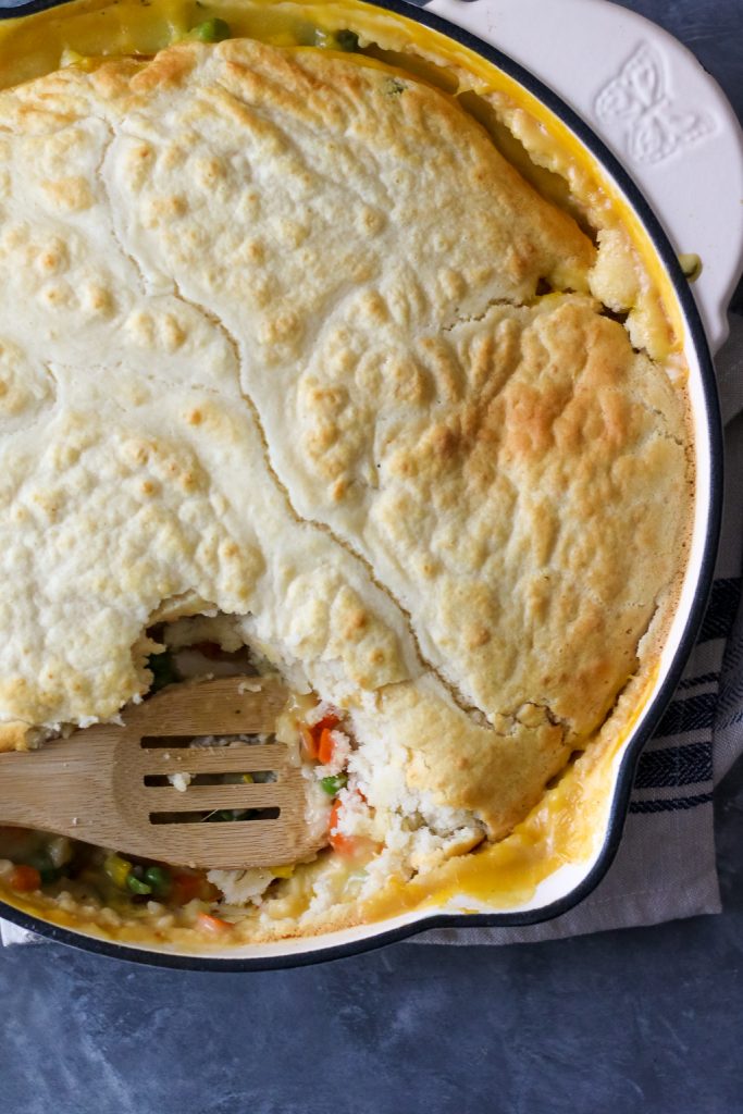 One Pot Chicken and Wild Rice Pot Pie (1 of 1)