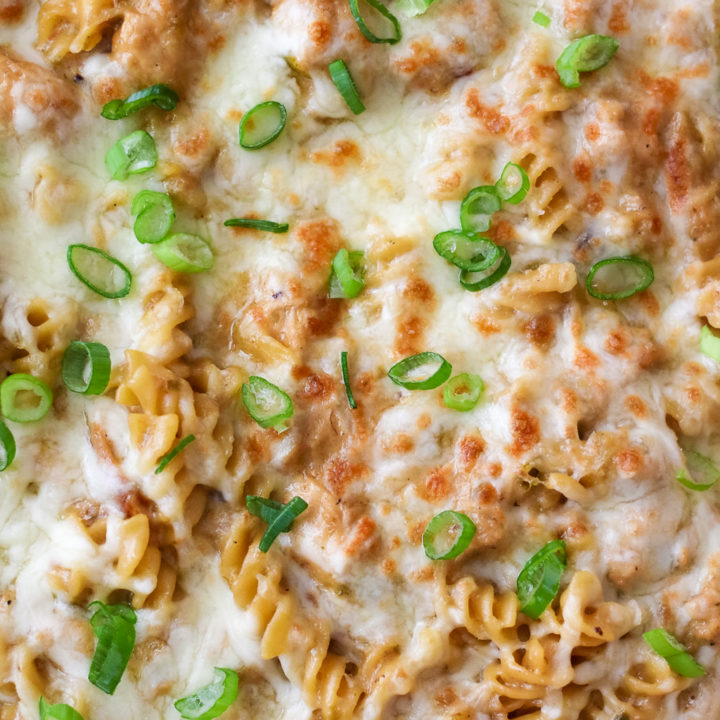 Chicken Queso Mac & Cheese