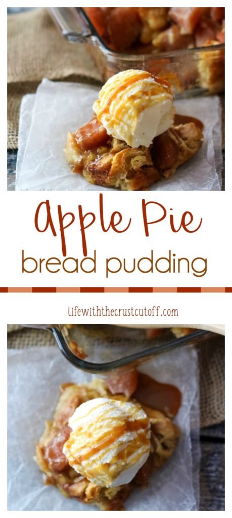 The Best Apple Pie Bread Pudding!
