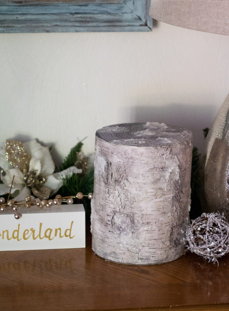 Glittery Tree Stump (1 of 1)