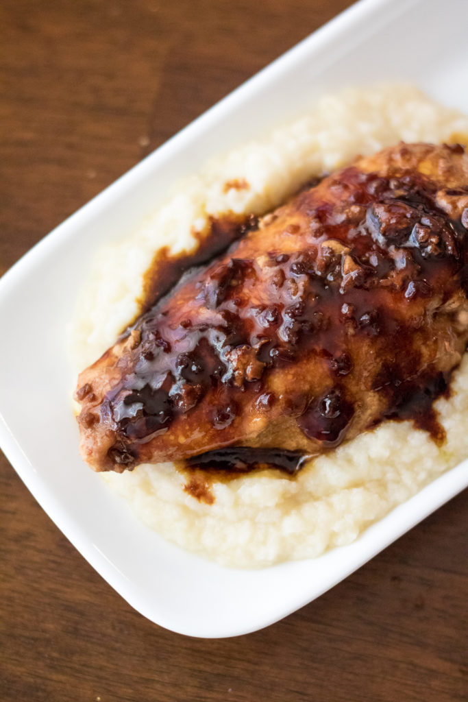 Molasses Chicken BReast with cauliflower (1 of 1)