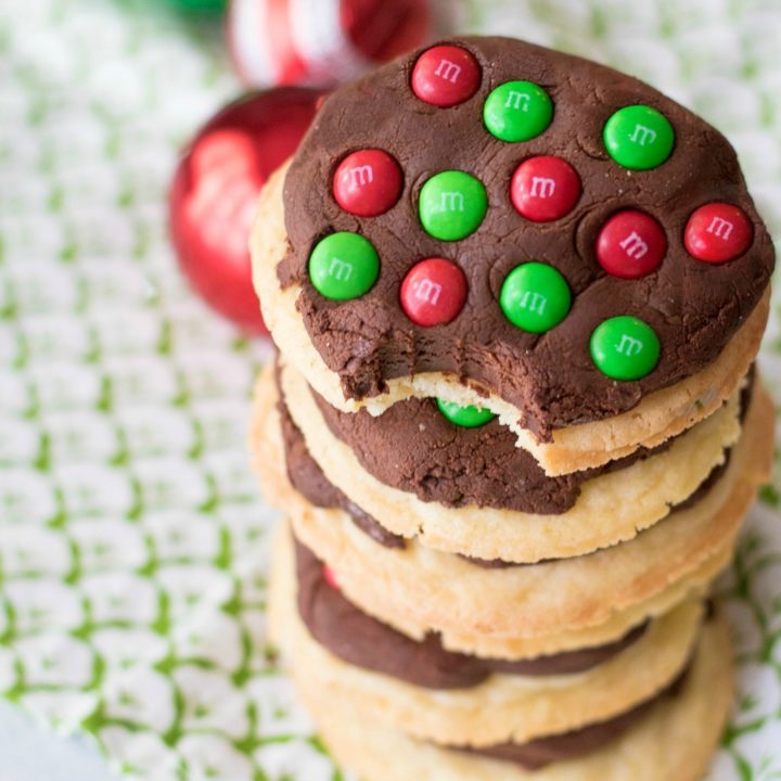 Fudge Topped Sugar Cookies