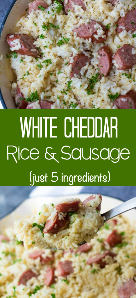 White Cheddar Rice & Sausage