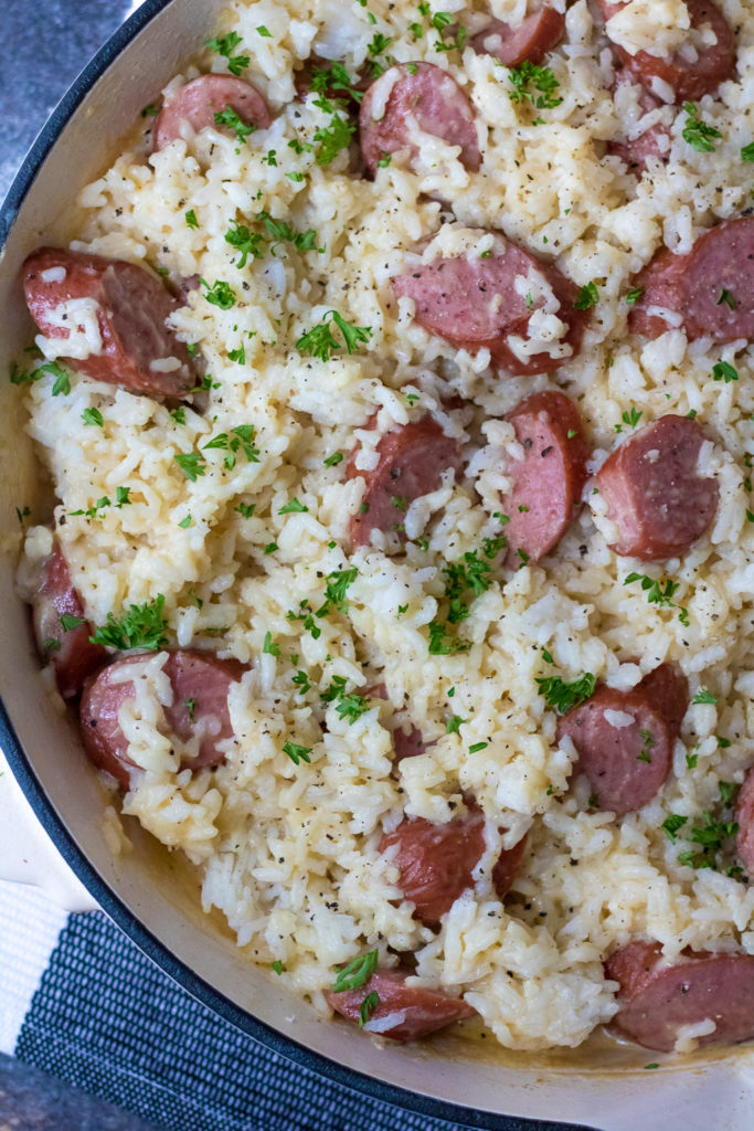 White Cheddar Rice and Sausage-3