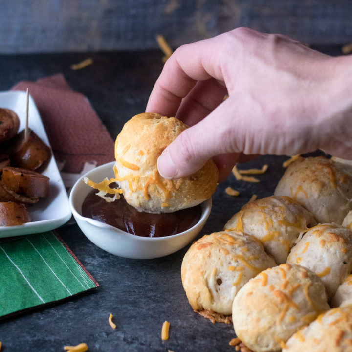 BBQ Meatball Bomb Bread
