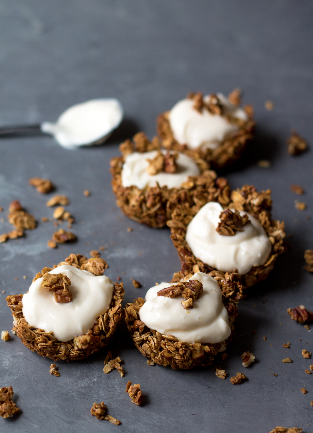 Yogurt Granola Cups are the perfect snack! Crunchy granola mixed with your favorite creamy, cool yogurt is the best snack combo!