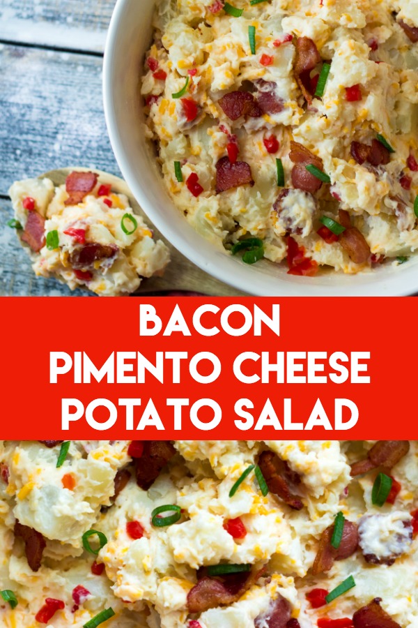 Bacon Pimento Cheese Potato Salad - Life With The Crust Cut Off